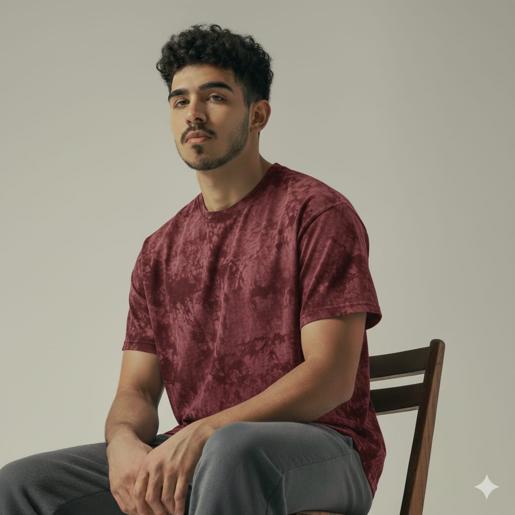 Acid Wash Oversized T-Shirt